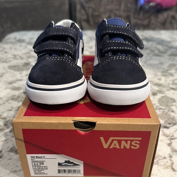 Vans Other - Vans Kids Shoes - Navy and White
